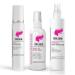 CoCo La Rue Heat Protectant Spray for Women-Heat Protectant Styling Package - Firm Hold and Weightless Hold- No Frizz and Humidity- Paraben Free Hairspray 4oz- Exotic Blend and Shiny Finish Heat Protectant Spray Package (3-Pack)