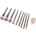 Synthetic Makeup Brushes Sponge 9 Piece Brush Set Soft with Storage Box for Home - Buy Online on GoSupps.com