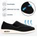 DEFILA Adjustable Diabetic Shoes for Men and Women - Extra Wide Width, Lightweight & Breathable - Black (Size 49) - Buy Online on GoSupps.com