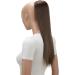 CAISHA 22 Synthetic Fiber Straight Ponytail Extension in Light Brown #12 - Heat-Resistant Hairpiece PH506 - Buy Online on GoSupps.com