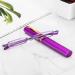 KoKoBin Mini Slim Reading Glasses +2.0 - Stylish Spring Hinge Metal Unisex Visual Aid with Case (Purple) - International Shipping Available - Buy Online on GoSupps.com