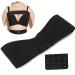 Adjustable Post Surgery Breast Band XXL - Stabilizer & Support Wrap for Breast Augmentation | Prevent Hunchback & Speed Up Postoperative Repair | Breathable & Light - Black - Buy Online on GoSupps.com