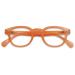 Have a look - reading glasses + 1.5 - orange - round - light - reading glasses women - reading glasses men - flexible flexible - high quality - good fit - bio -based - Danish design - sustainable
