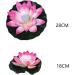 Yeehliny Solar Floating Lotus Lights - LED Waterproof Water Lily Night Lamp (2pc Green) for Pool & Garden Decoration - Buy Online on GoSupps.com