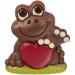 Weibler Chocolate in the shape of a frog holding a heart - 135g
