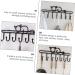 OFFSCH 7 Kitten Wall Hanging Key Fob Coat Hangers Wall Mounted Hooks Door Organizer Cupboard Storage Rack 46X14.5CM Black - Buy Online on GoSupps.com
