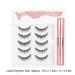 Magnetic Eyeliner & Eyelash Kit - 5 Pairs 3D No Glue Needed | Easy Application with Tweezers - Buy Online on GoSupps.com