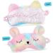 Shop Minkissy 3pcs Silk Eye Masks | Blindfold & Eye Patches for Sleep | Unicorn & Cartoon Designs | Comfortable Travel Eye Shades for Better Rest - Buy Online on GoSupps.com