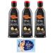 Monari Federzoni Glaze with Balsamic Vinegar of Modena Ice Cream Set of 3 Ice Cream with Balsamic Vinegar of Modena PGI 300 g + 1 x Free Felce Azzurra Talc Bag 100 g