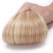 24" Clip in Hair Extension Human Hair One Piece #18/613 Ash Blonde&Bleach Blonde (50g) - Buy Online on GoSupps.com