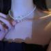 OralGos Elegant Pearl Necklace | Sparkling Bowknot Fashion Jewelry for Any Occasion - International Shipping - Buy Online on GoSupps.com