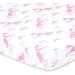 Peanutshell Fitted Pack n Play Mini Crib Sheets for Baby Girls | Pink Unicorn & Rainbow | 2 Pack Set - Buy Online on GoSupps.com