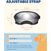 Large & Medium Breed Dog Goggles | UV Protection, Windproof & Dustproof | Shatterproof Lens | Breathable Design | Black Dog Sunglasses - Buy Online on GoSupps.com