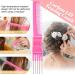 50Pcs Pin Curl Clips with 3Pcs Comb Set for Hair Setting - Gold Double Prong Clips for Hairdressing, Hair Salon, or Barber - Buy Online on GoSupps.com