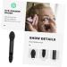 Baluue 10pcs Makeup Tool Kit Applicator Supple Sponge Face Concealer Puff Dual Eyeshadow Brush Kit Black - Buy Online on GoSupps.com
