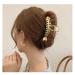 2PCS Large Metal Fish Bone Hair Claw Clips - Gold Hair Accessories for Women & Girls - Buy Online on GoSupps.com