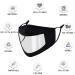 Genovega Fashion Designer Reusable Face Mask | Breathable & Adjustable | Black/Clear | for Women Men Adults - Buy Online on GoSupps.com