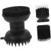 Kombiuda 1PC Bathing Brush & Scalp Massager - Home Hairbrush for Face & Body | Black 8.5x7x7cm | Premium Hair Cleaning & Massage Device - Buy Online on GoSupps.com
