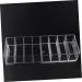 FRCOLOR Clear Storage Box & Stand for Hair Clipper Teasing Comb Beard Blade - Organizer Tray for Barber Accessories - 24.8x8.5cm - Buy Online on GoSupps.com