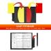 Inonix Soccer Referee Flag Set with Red Yellow Cards, Notebook, Pencil & Whistles - Coach Style 1 - Buy Online on GoSupps.com