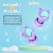 Kids Ear Plugs - 2 Pairs (6-12 yrs) | Reusable Silicone Noise Canceling Earplugs for Concerts Travel & Study | Black & Purple - Buy Online on GoSupps.com