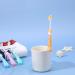 Kids Deer Design Extra Soft Toothbrush Set | Pack of 8 | Boys & Girls 2-8 Years | Suction Cup | 4 Colors - Buy Online on GoSupps.com