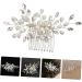 Housoutil Bridal Headwear Bun Hair Comb Wedding Hair Decor Exquisite Hair Comb Hair Wedding Decor Hair Pin Rhinestone Bobby Pins Wedding Bridal Headdress Grace Wig Pearl Miss White - Buy Online on GoSupps.com