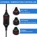 25W Aquarium Heater Fish Tank Water Heater w/Digital Display External Temperature Controller Auto Power-Off Thermostat Heating Rod Over-Temperature Water Shortage Protect for 1-5Gallon Tank-US Plug 25w- Us Fahrenheit - Buy Online on GoSupps.com