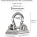 WAREMAID Set of 2 Heavy Duty 180 Swing Hangers Stainless Steel Swing Hook for Ceiling Wooden Porch Swing Hanging kit Playground Gym Rope Boxing Bag Hammock Chair Yoga Swing Mount 1000 lb Capacity 2 Pack - Buy Online on GoSupps.com