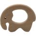 Wendysun 10pcs Cartoon Animal Elephant Shape Wood Teether for Baby Teething Nursing - Pure Natural Beech Teether DIY Pendant Toy - Buy Online on GoSupps.com