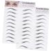 FOMIYES 6 Pcs 3d Eyebrow Stickers Makeup Stickers Imitation Eyebrow Sticker 4d Make up Transfer Stickers 1 count (Pack of 1) Blackx3pcs - Buy Online on GoSupps.com