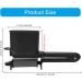 Peigne rouleau professionnel Applicateur de coloration des cheveux pour salon ou usage domestique Noir - Buy Online on GoSupps.com