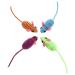 VILLCASE 12PCS Cat Toy Mouse-Elastic Rope Mouse Toy Cat Teaser Mouse Toy Creative Pet Cat Teeth Grinding Chew Toys for Small Medium Large Cat (Random Color) Assorted Color 12PCS 12X3.5cm