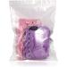 Frcolor Hair Drying Cloth - 2PC Microfiber Hair Turban Set for Fast Drying | Pink & Purple - Buy Online on GoSupps.com