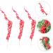 Zerodeko 3 pcs household Foam Christmas red fruit artificial Holiday Berries Crafts Accessories decorate red home decor holly christmas berry spray branch christmas tree Red 40X5CM - Buy Online on GoSupps.com