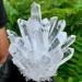 Natural Crystal Rough Natural White Clear Rock Quartz Crystal Clusters Specimen Stone Mineral Specimen - Buy Online on GoSupps.com