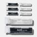 SILSTAR PROFESSIONAL Strip LASH Glue Stick-ON in a Bottle with a Stick 0.07oz(1g) x 8pcs - Black N Clear Assorted Half and Half/Latex Free/Strong Hold for Individual Eyelashes