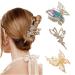 3 pieces of colorful hair clips kraeoke Strass Eleven hair clip butterfly hair clips metal rear clip large hair clip for women and girls combination 7