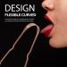 Stainless Steel U Shape Tongue Scraper - Portable Rose Gold Tongue Brush for Oral Care | Best Tongue Cleaning Tool for Adults - Buy Online on GoSupps.com