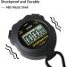 Fcxjtu Simple Digital Sports Stopwatch Timer - Silent Basic Operation for Swimming & Running Training | Non-Waterproof Black Design - Buy Online on GoSupps.com