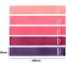 Yoga Resistance Band Set - 5 Levels (5/10/20/30/40LB) for Home Gym - Elastic Exercise Bands in Pink - Ideal for All Fitness Levels - Buy Online on GoSupps.com