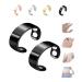 The Snorno Ring Anti Snoring Ring Magnetic Anti Snoring Ring Snoring Prevention Ring Anti Snoring Ring for Men Women Pure Copper Magnetic Therapy Anti Snoring Ring (2pcs Black) 2pcs Black