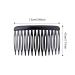 50 Pack Small Plastic Side Hair Combs - 14 Teeth Hair Barrette Clips for Women - Bridal Wedding Veil Comb - DIY Crafts and Decorative Headpiece - French Twist Updo Bun Accessories - Buy Online on GoSupps.com
