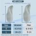 Arch Support Shoe Insoles for Plantar Fasciitis | Heel Cushions for Flat Feet | Self-Adhesive Gel Inserts - 2 Pairs (Large) - International Shipping Available - Buy Online on GoSupps.com