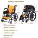 Attendant-Propelled S Folding Backrest s Detachable Swing Away Footrests & Armrests for Transport Easy Forgiver to Push/Red Black - Buy Online on GoSupps.com