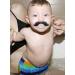 Hipsterkid Mustachifier Pacifier 0-6 Months | BPA-Free Orthodontic Silicone Nipple | Gentleman Black Mustache Binkies for Babies, Newborns & Infants - Buy Online on GoSupps.com