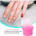 DECHOUS 10PCS Nail Removing Covers Manicure Soaker Caps Reusable Durable PP Material for UV Gel Polish Removal - Buy Online on GoSupps.com