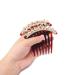 Honbay 2PCS Pearl Crystal Rhinestone Hair Side Combs - Floral Twist Hairpin for Women - Buy Online on GoSupps.com