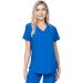 Women's Scrub Set: Mock Wrap Top & Jogger Pants | 7 Pocket, 4-Way Stretch | Nurse Dentist Uniform | Elements Select ES2956 | Medium Royal - Buy Online on GoSupps.com