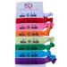 Infinity Collection Swimming Hair Ties- Girls Swimming Accessories- Swim Jewelry for Swimmers & Swim Team